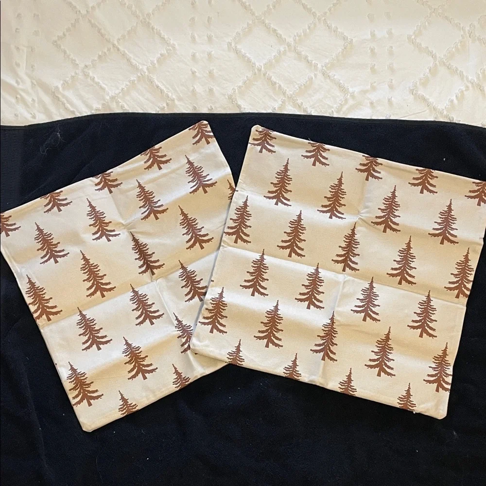 Tree Patterned Accent Pillow Covers new indoor outdoor
